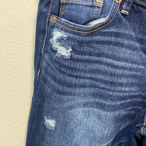 Abercrombie & Fitch high rise slim straight destroyed jeans 27x33 - Picture 4 of 11